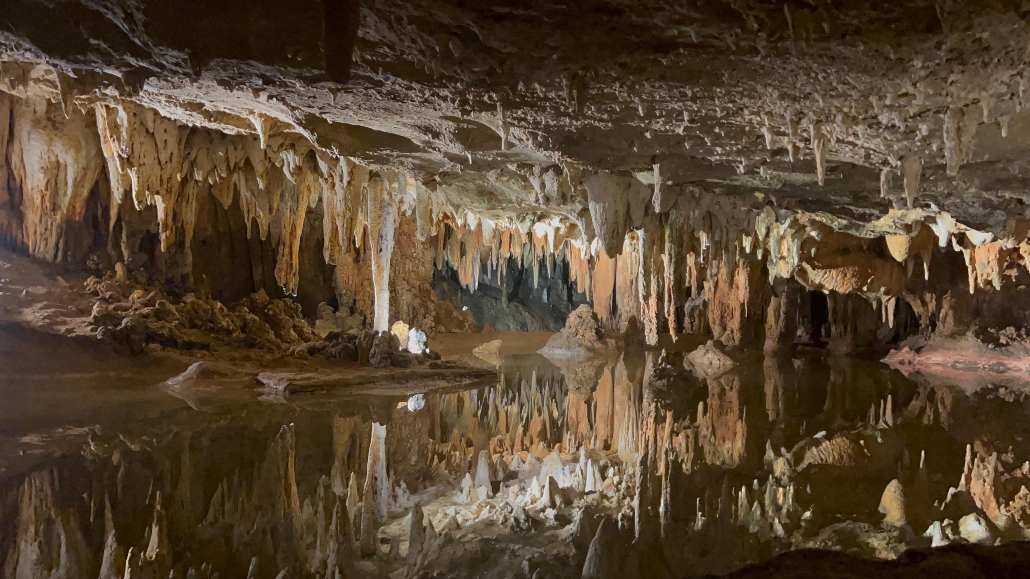 One of the photos from the Caverns