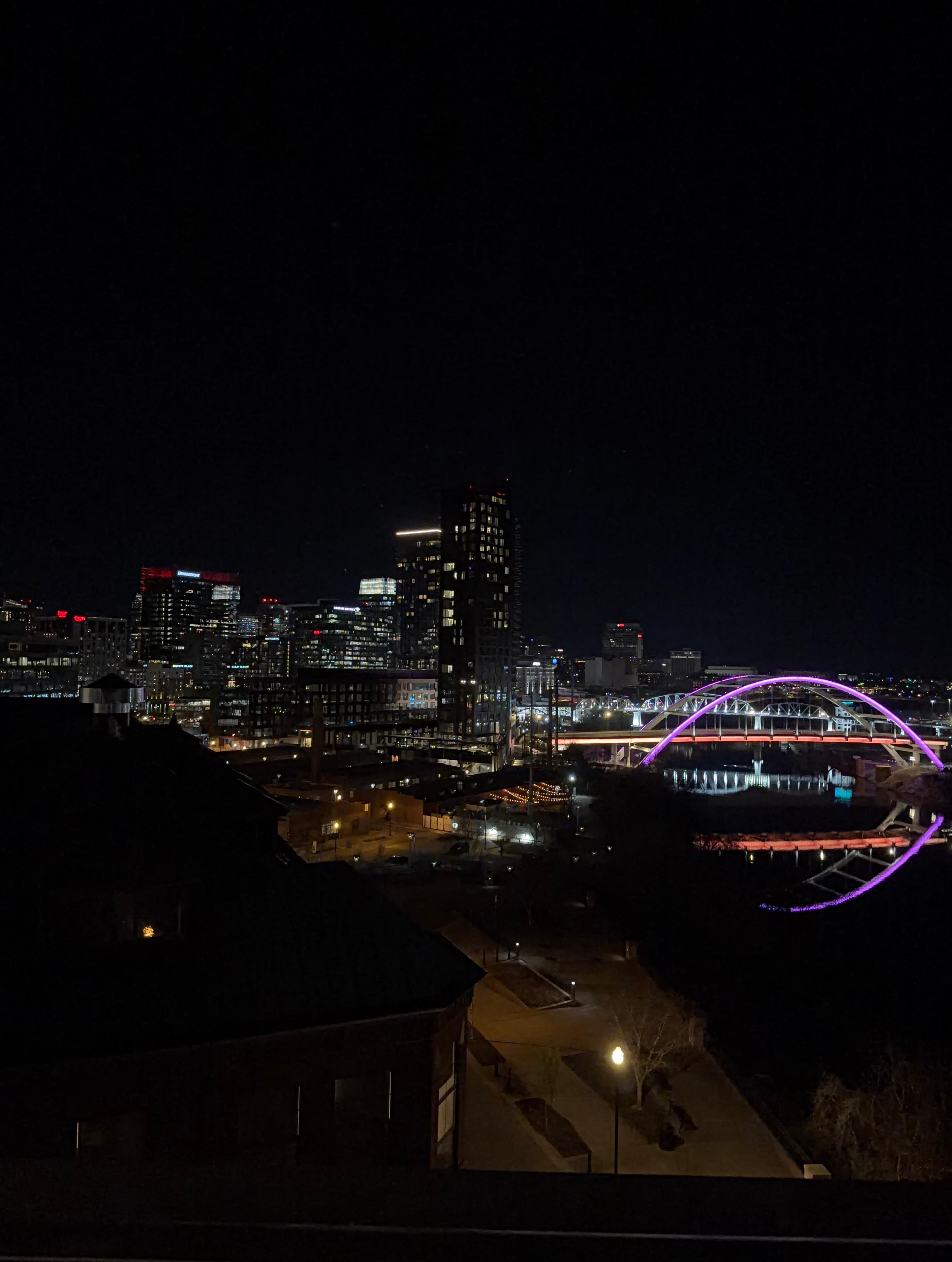 From the rooftop at the apartment 