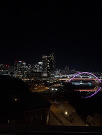 From the rooftop at the apartment