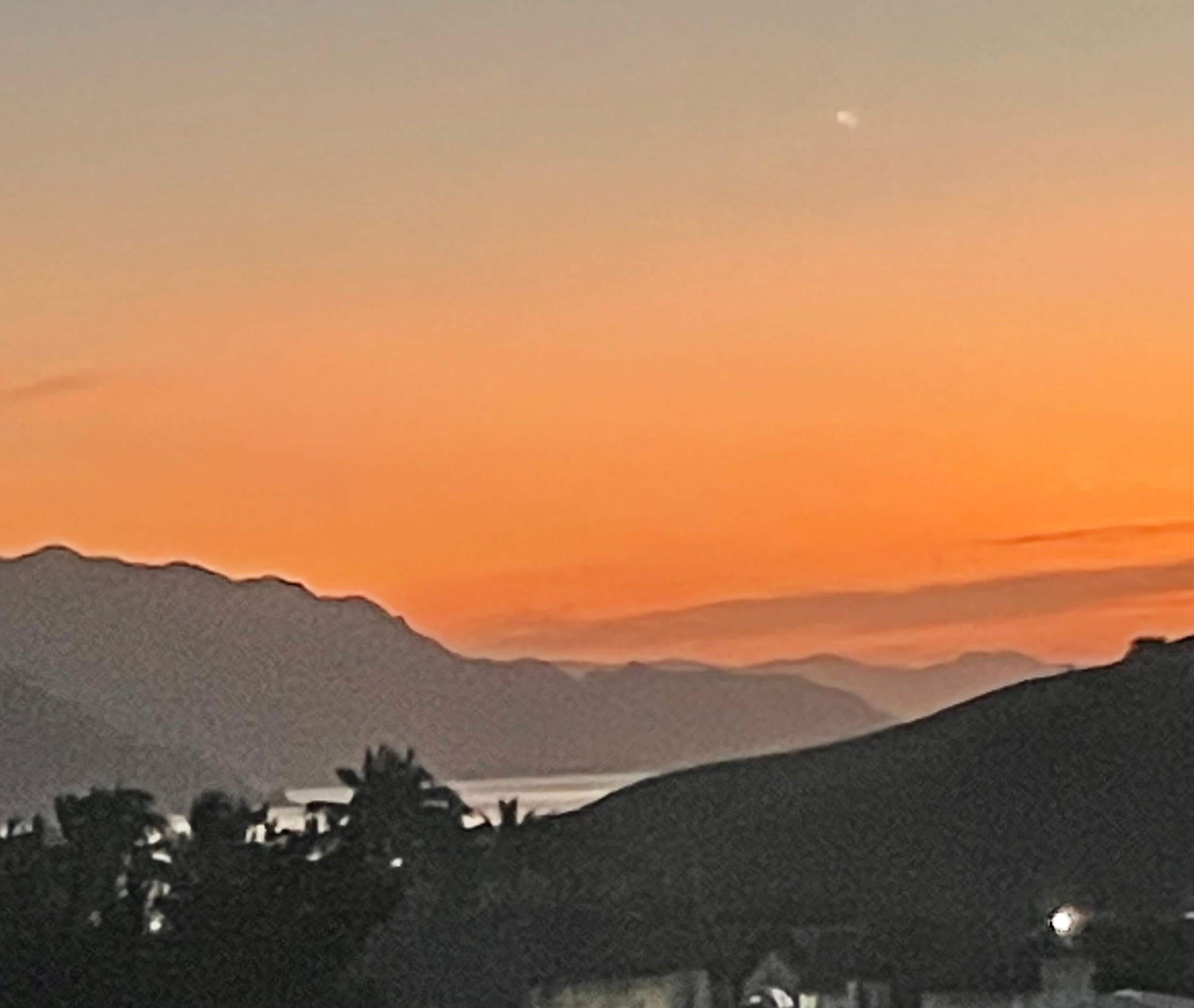 Sunset from the roof top