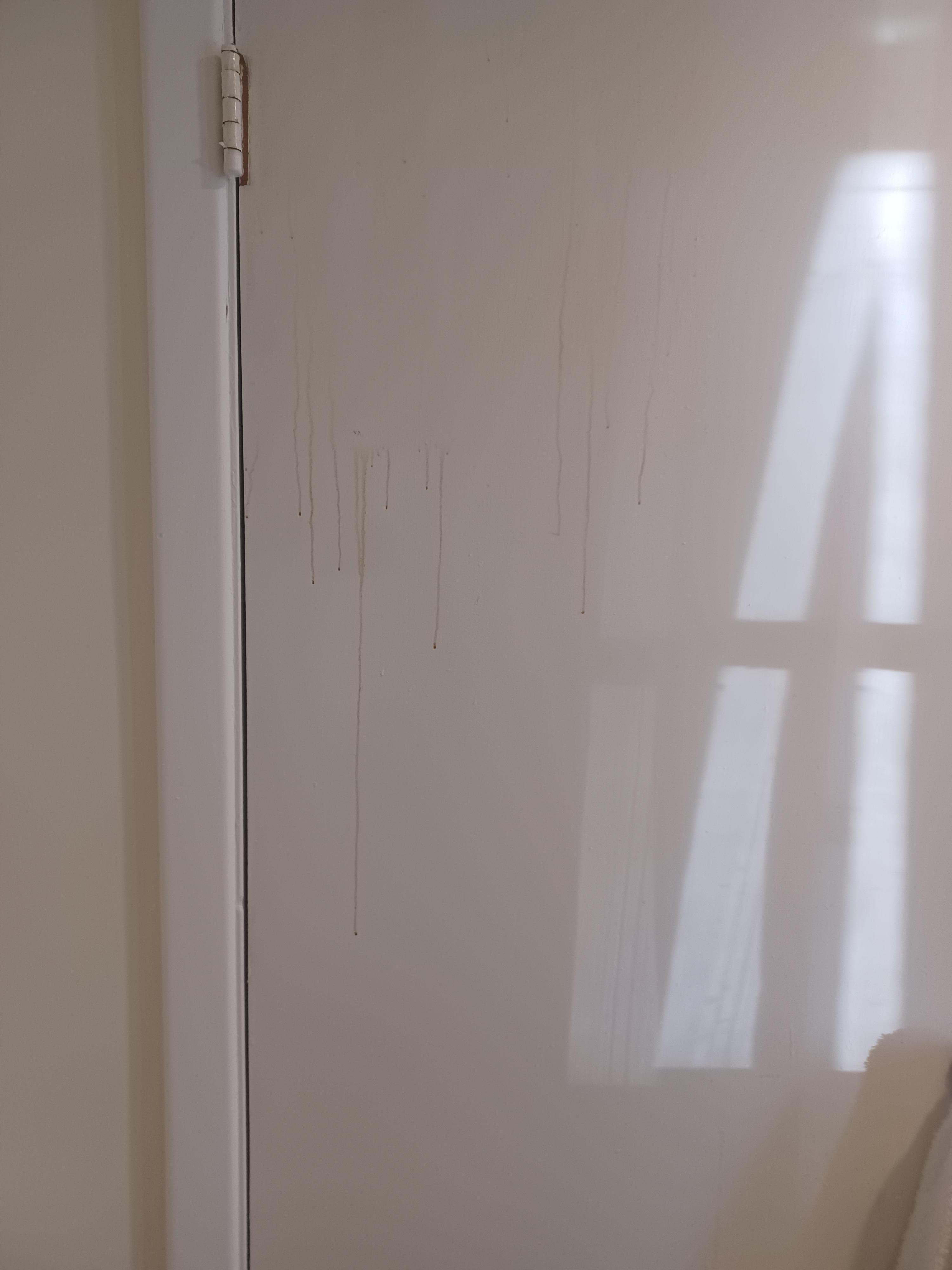 Non smoking room, but nicotine stains.