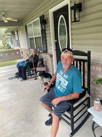 Chilling on the porch 😎