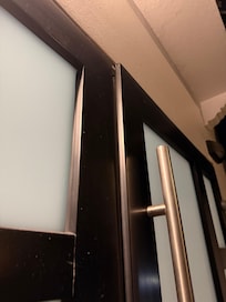 Front door on first floor