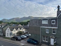 View of Keswick and mountains from bedroom window