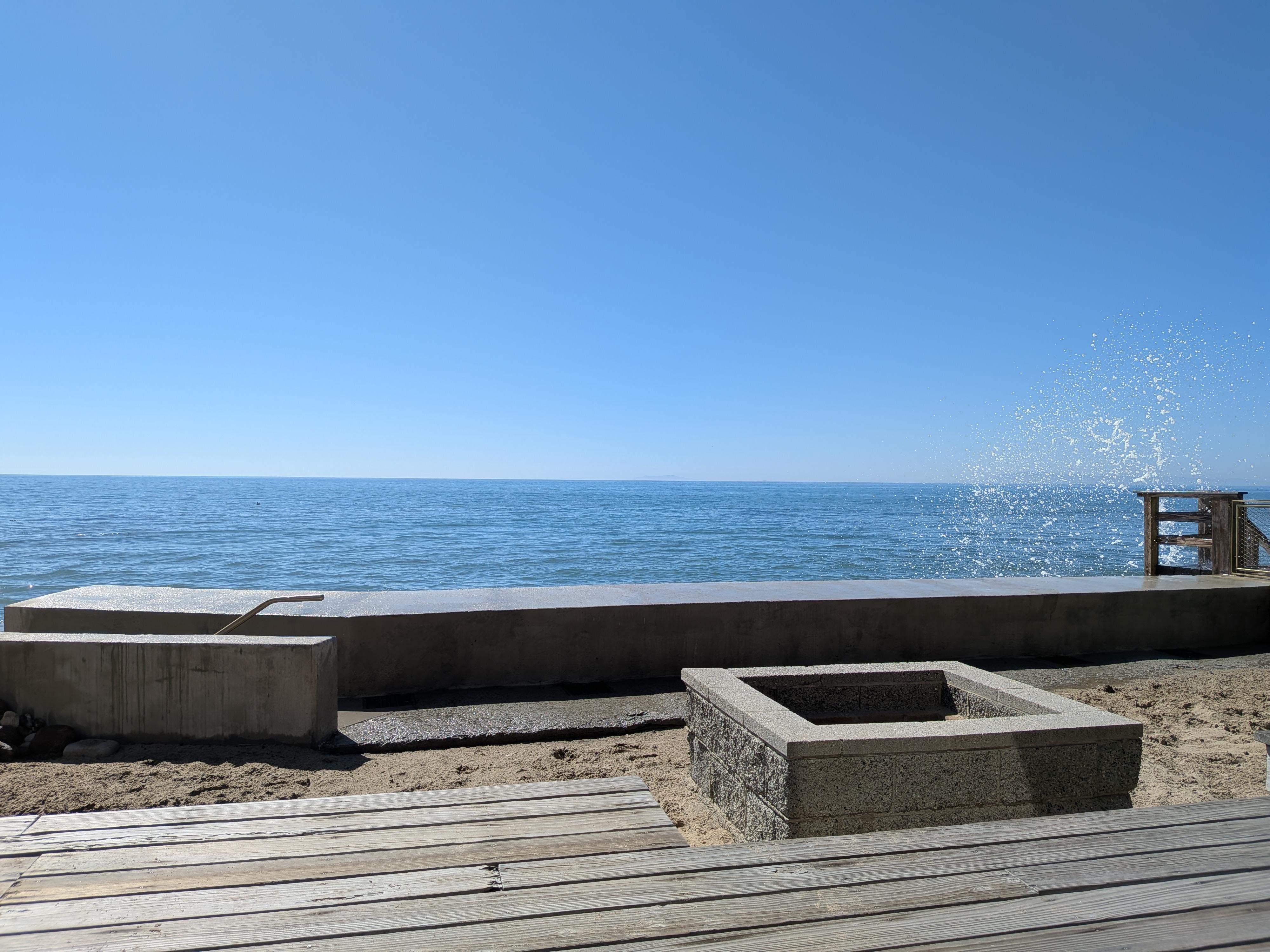 View to the south from the deck.