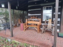 Enjoyed the rocking chair on the porch