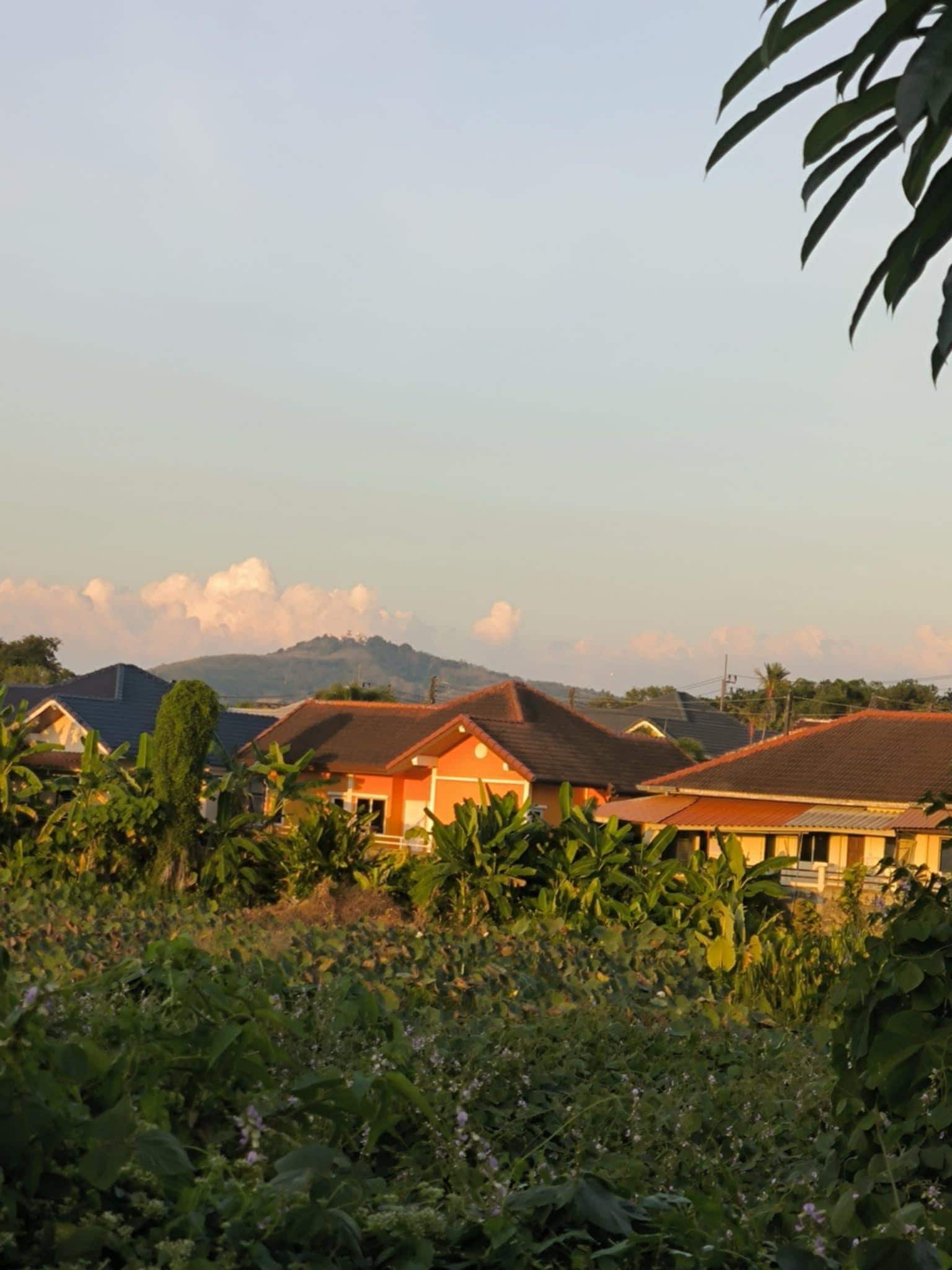 Utsikten ifrån vårt rum.