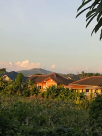 Utsikten ifrån vårt rum.