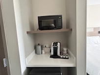 Microwave and coffee machine