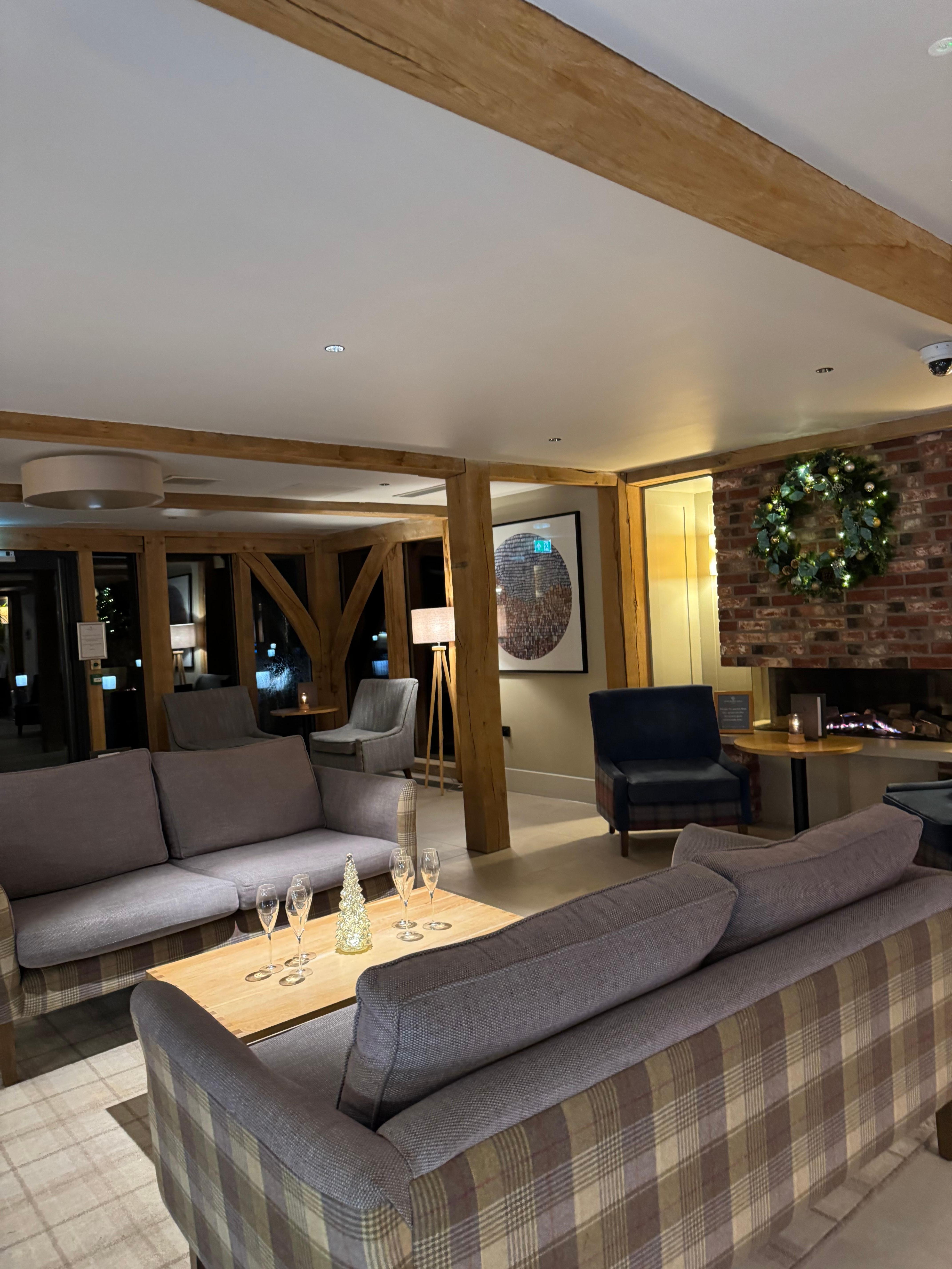 Lovely seating area in reception/lobby