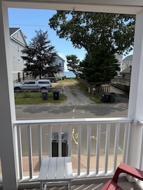 Ocean view from the bottom deck