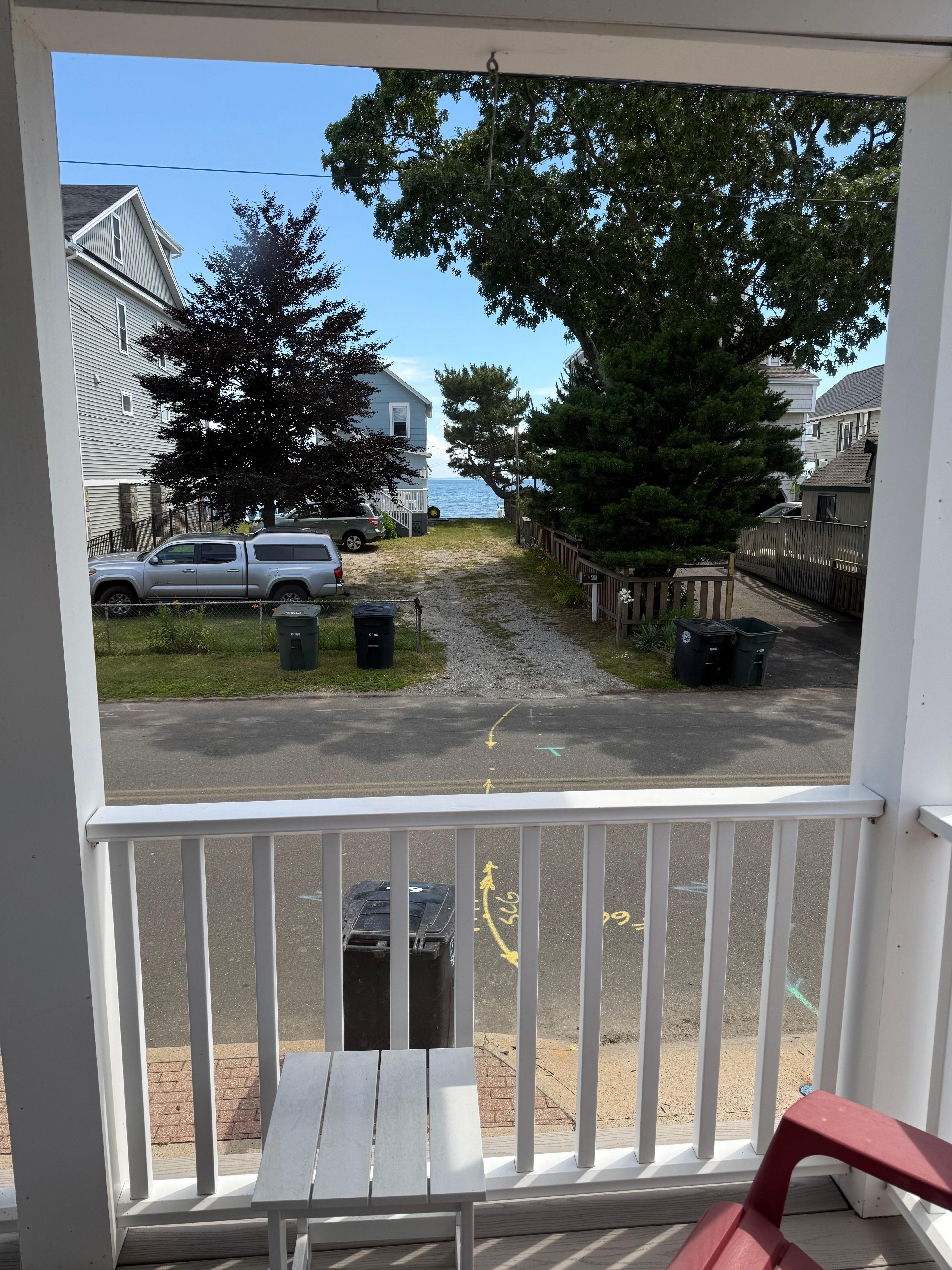 Ocean view from the bottom deck 