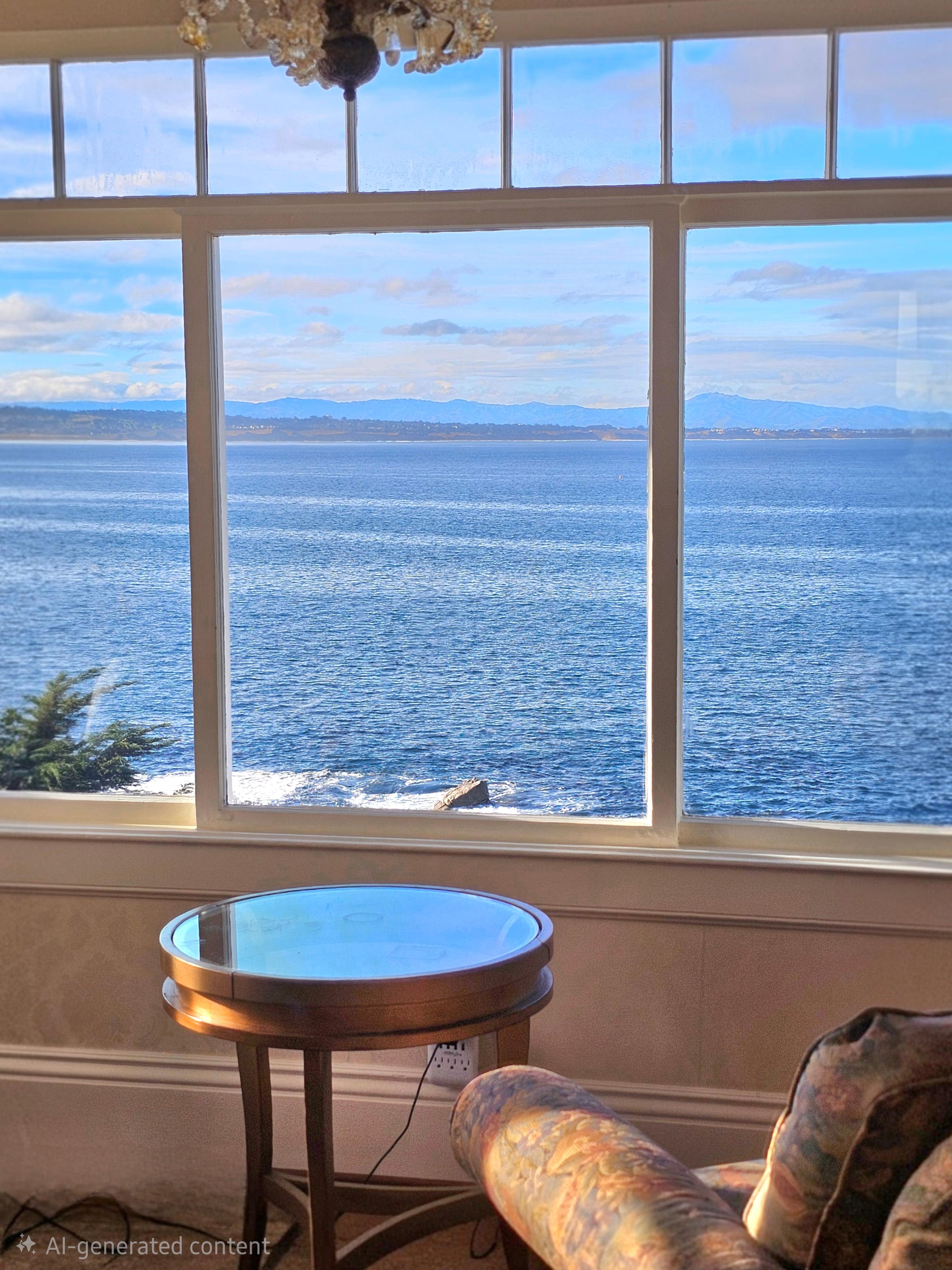 A view from the seating area