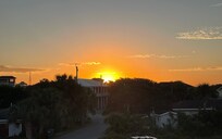 Sunrise from the porch.