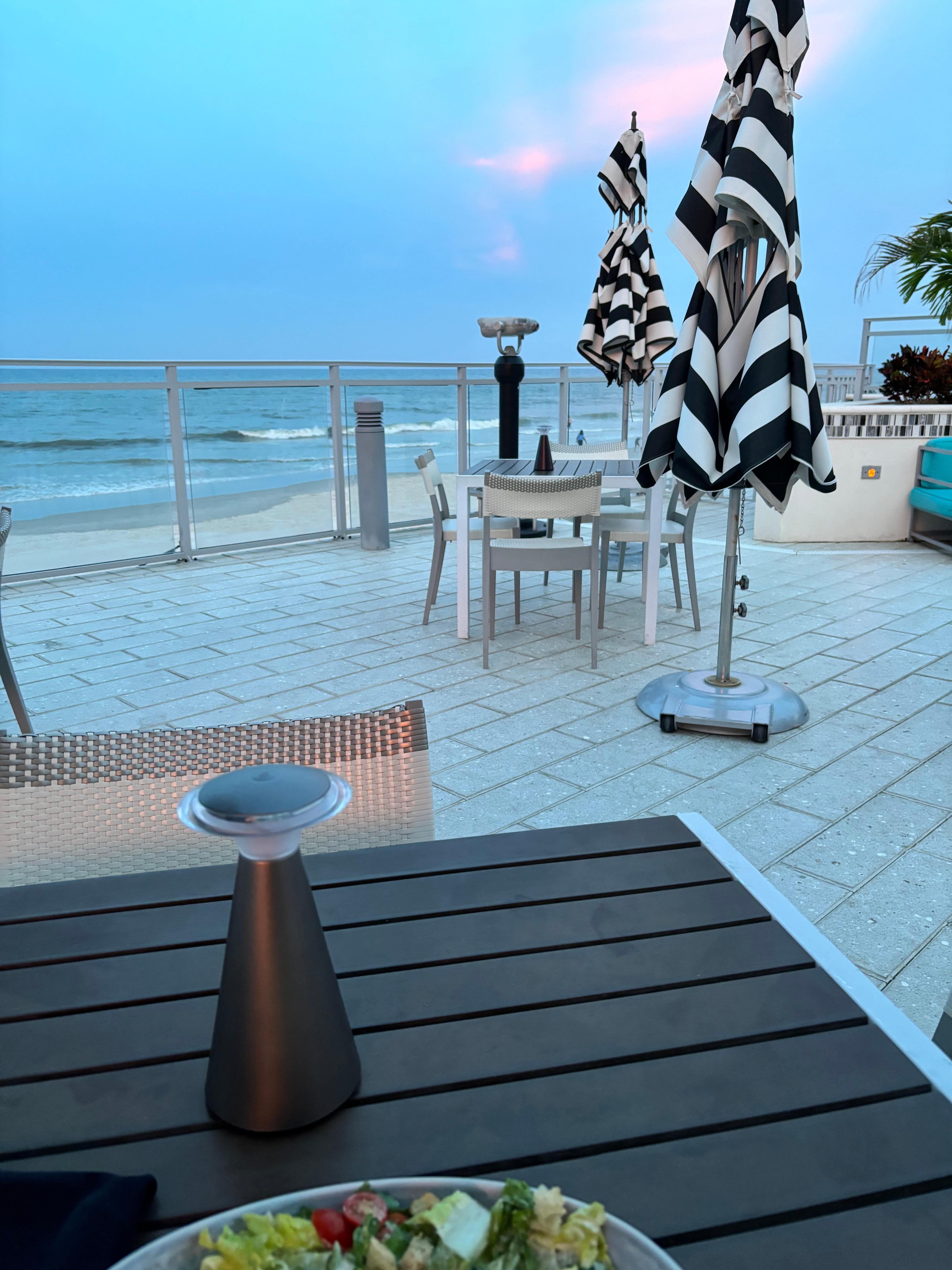 Dinner on the beach 