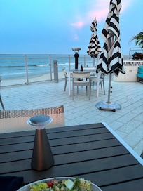 Dinner on the beach