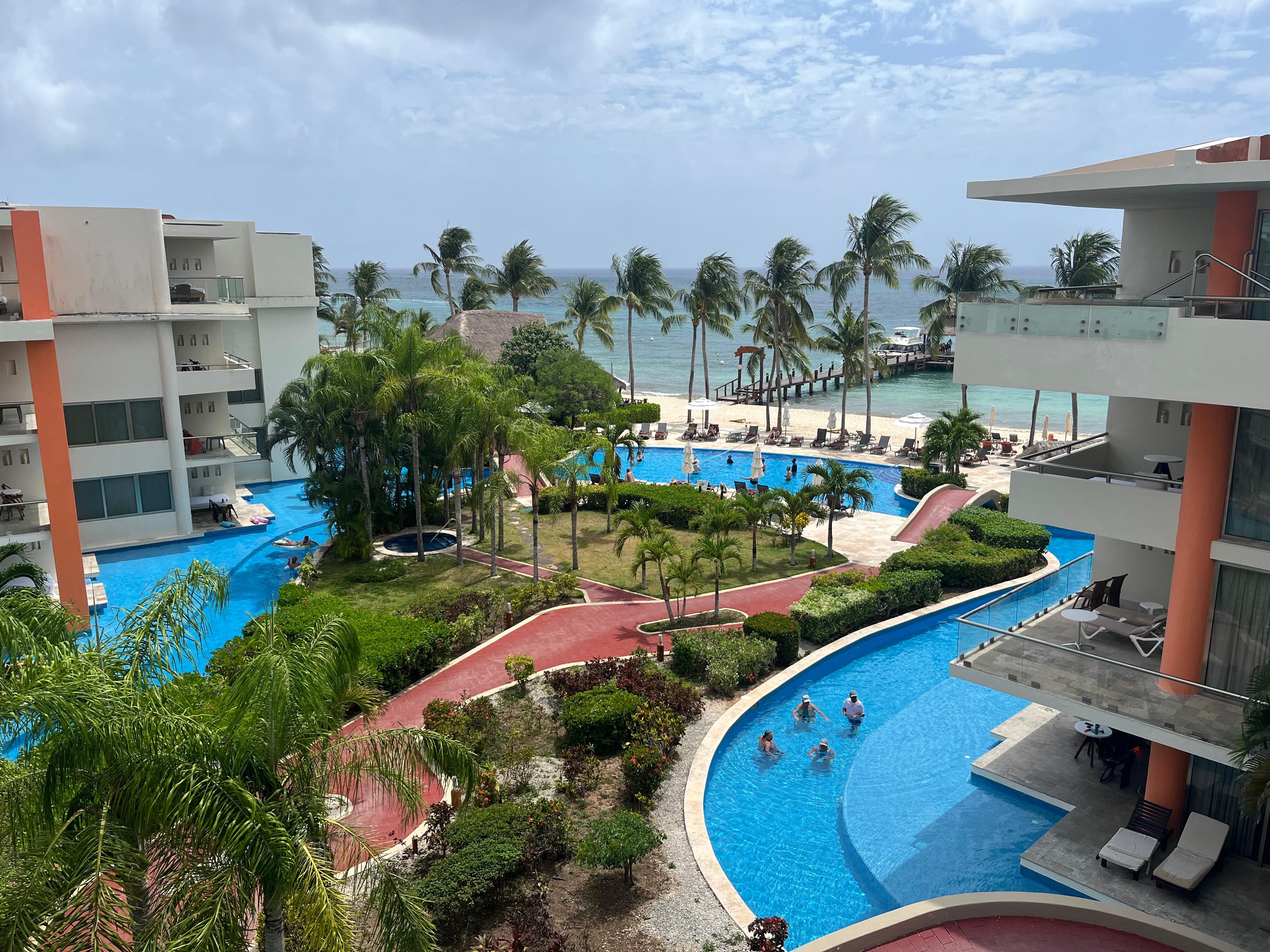 View from our room - Jr. suite, preferred ocean view