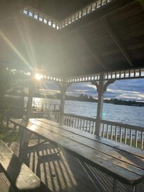 Gazebo within walking distance to the rental