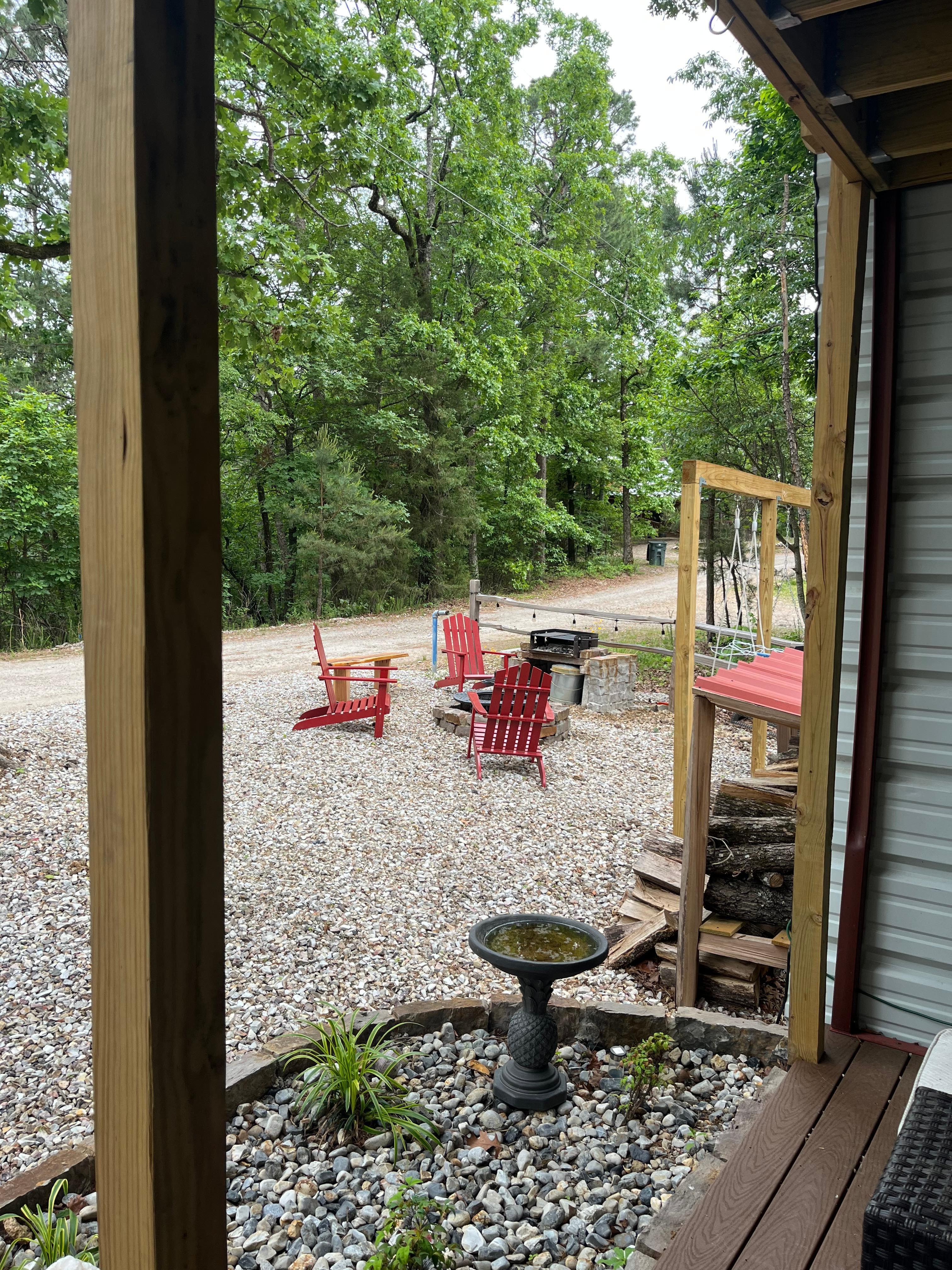 View from front porch. 