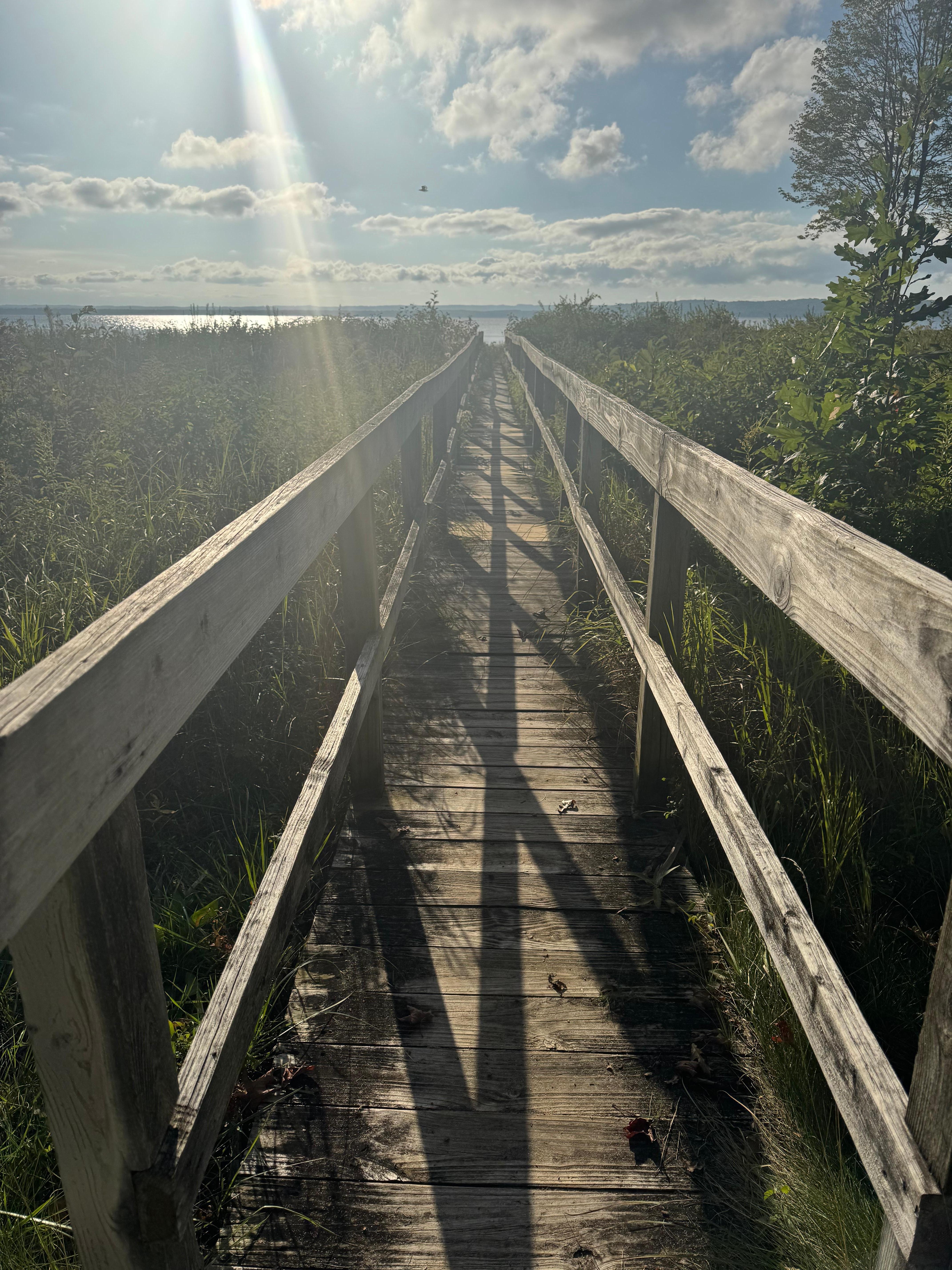 Walk out to the beach just outside the unit. 