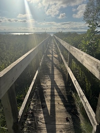 Walk out to the beach just outside the unit.
