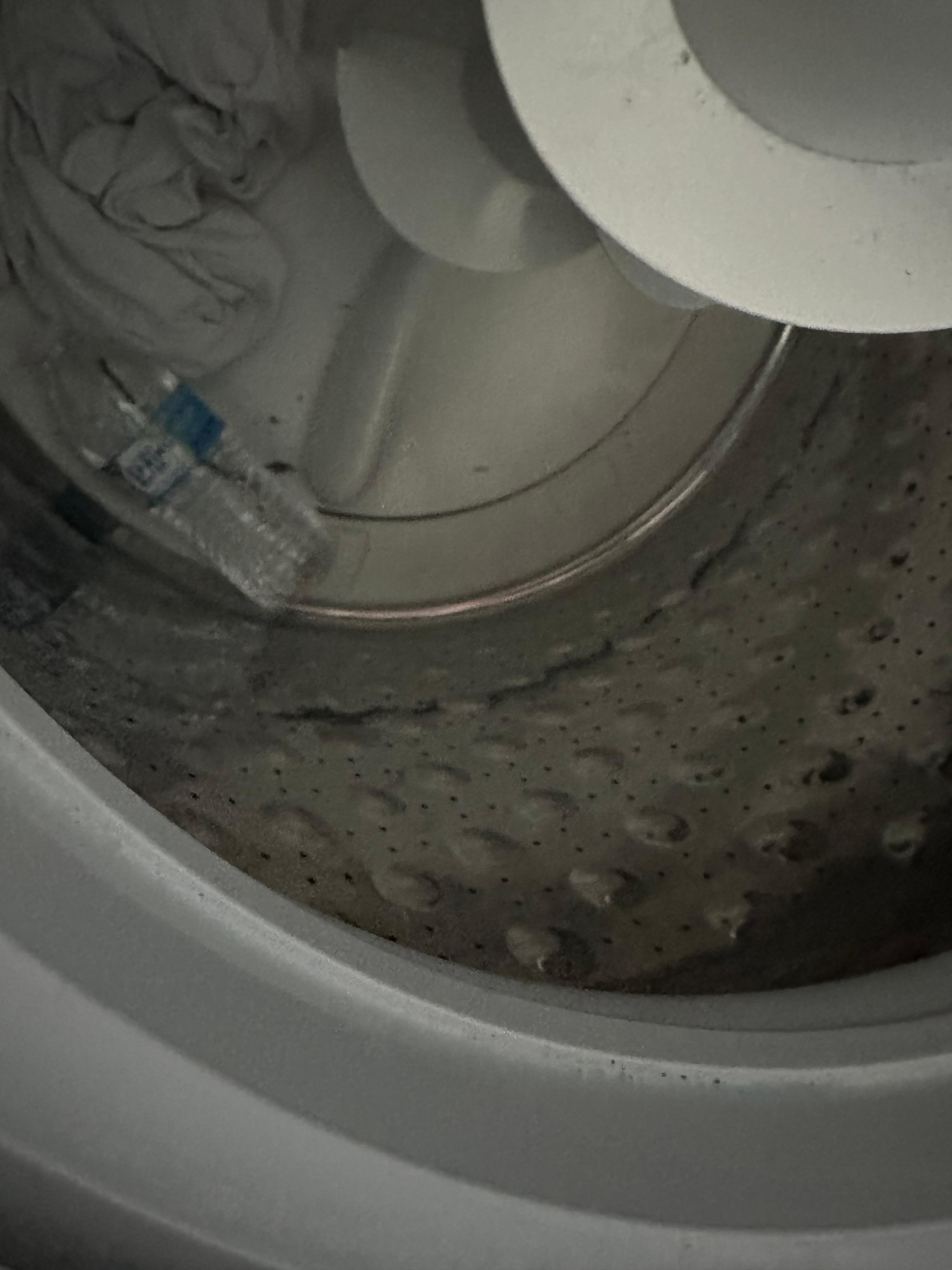 Garbage in the washer