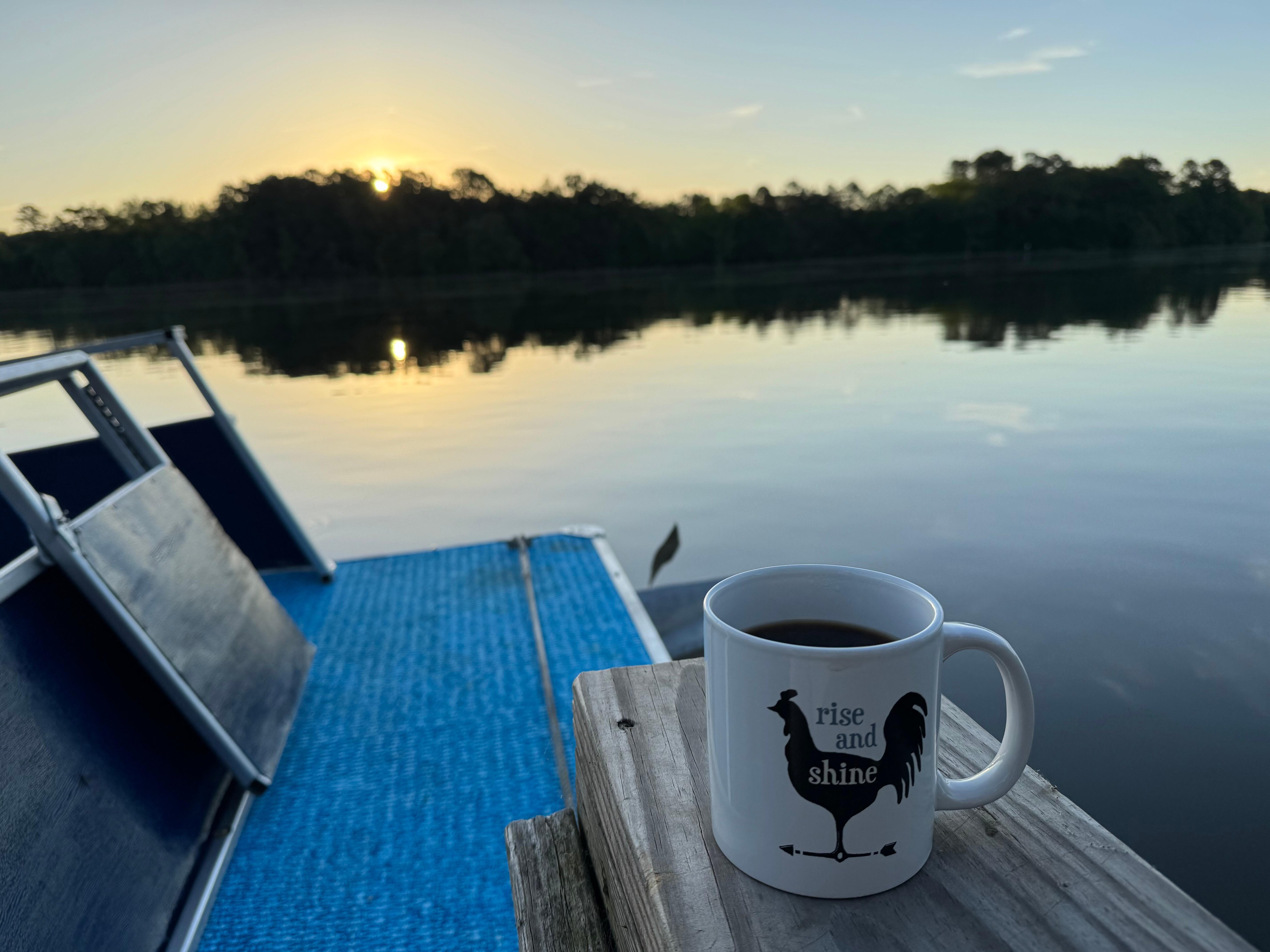 Sunrise and coffee