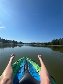 Kayaking the lake