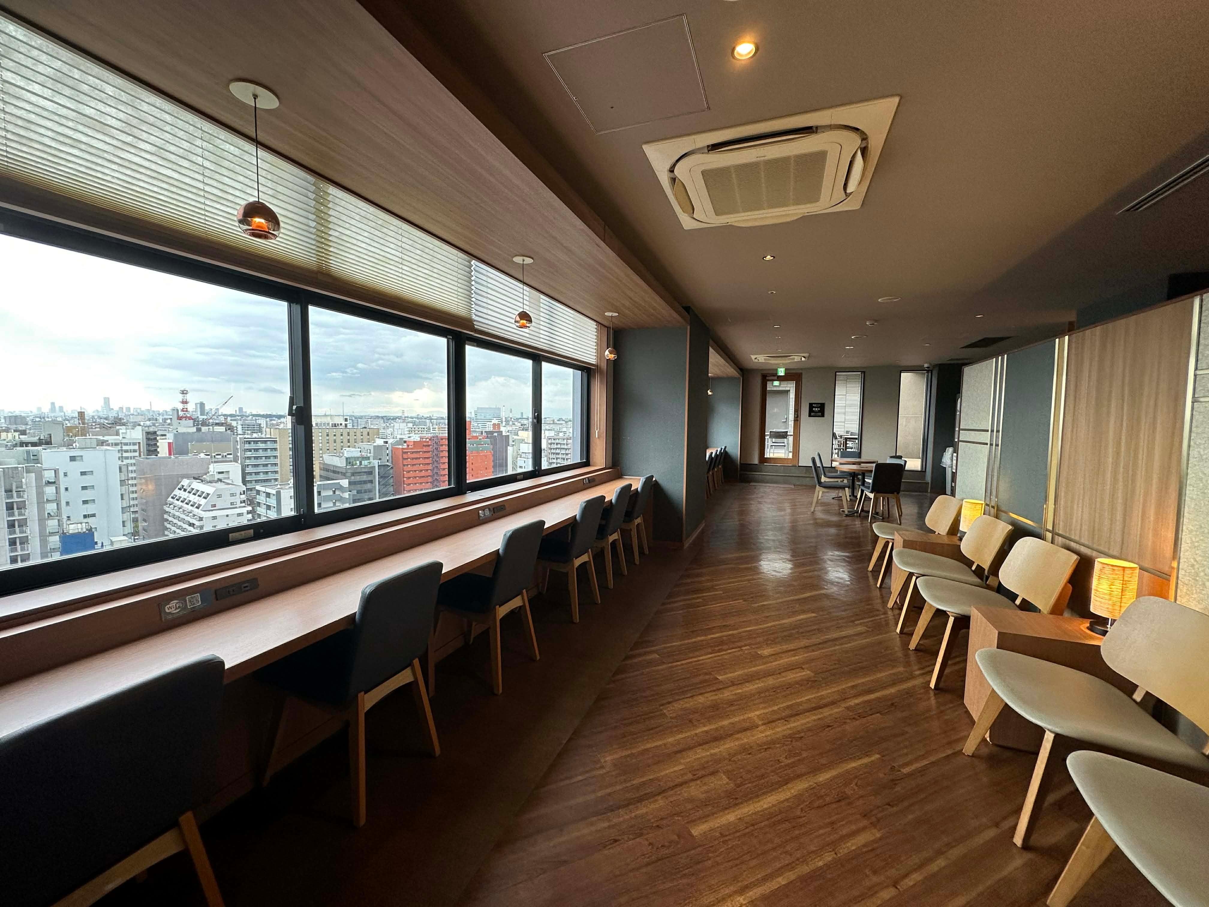 Top floor resting area