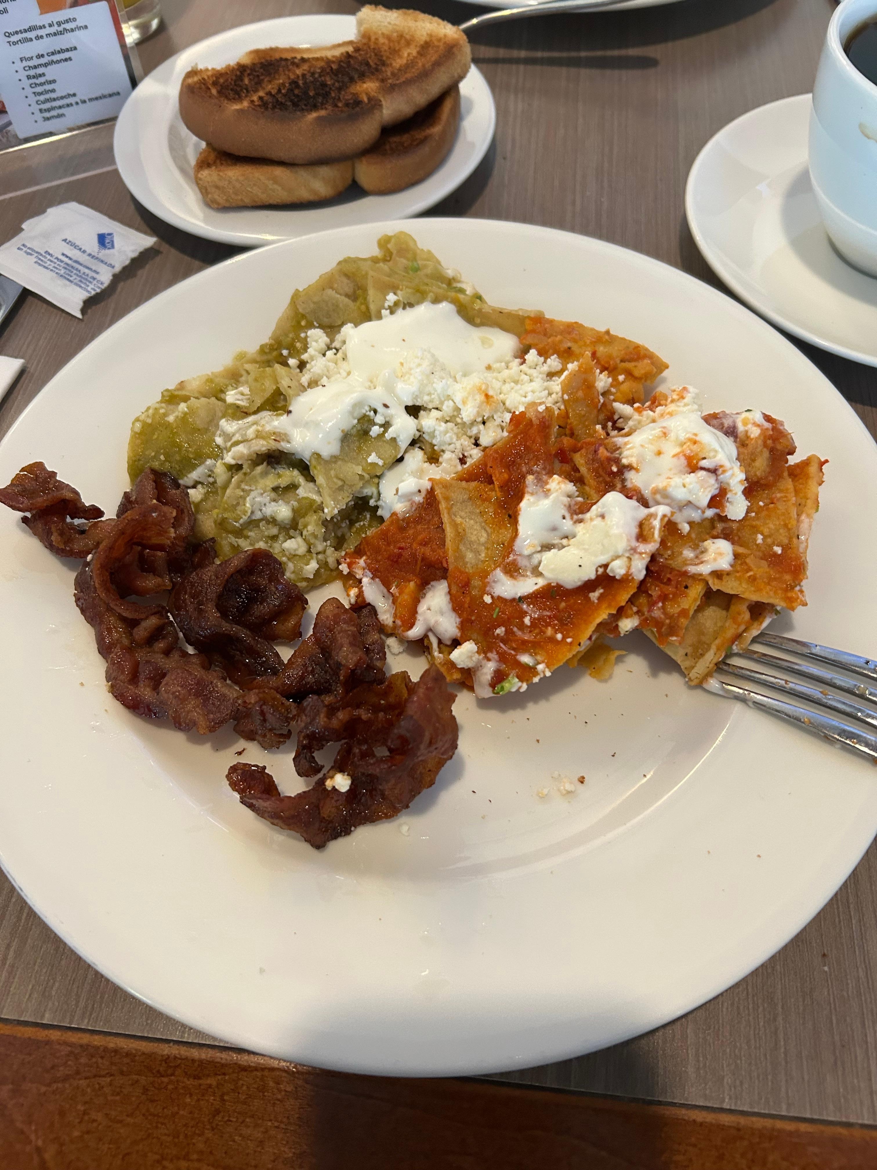 Muy rico el desayuno