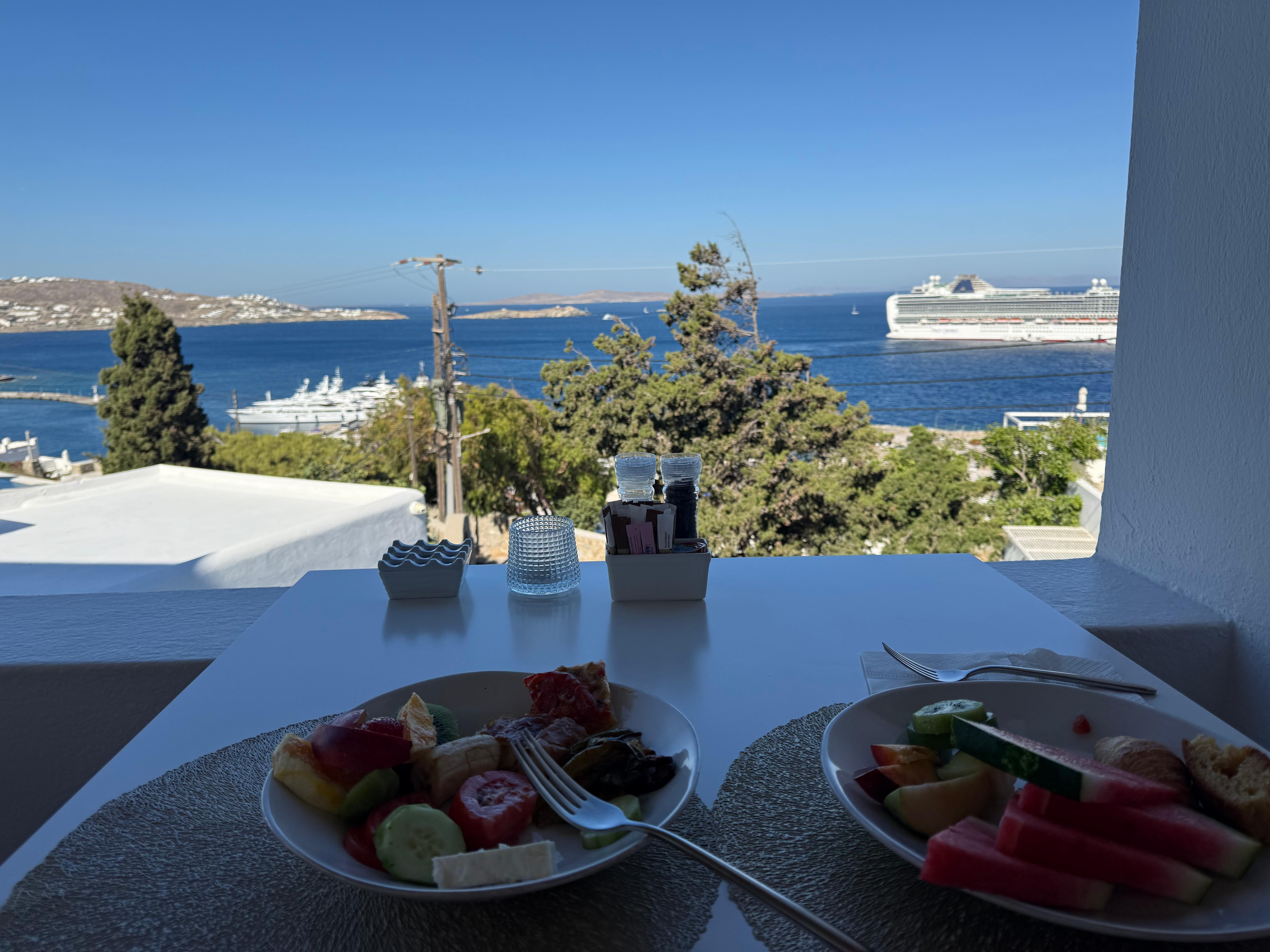 View from breakfast each morning