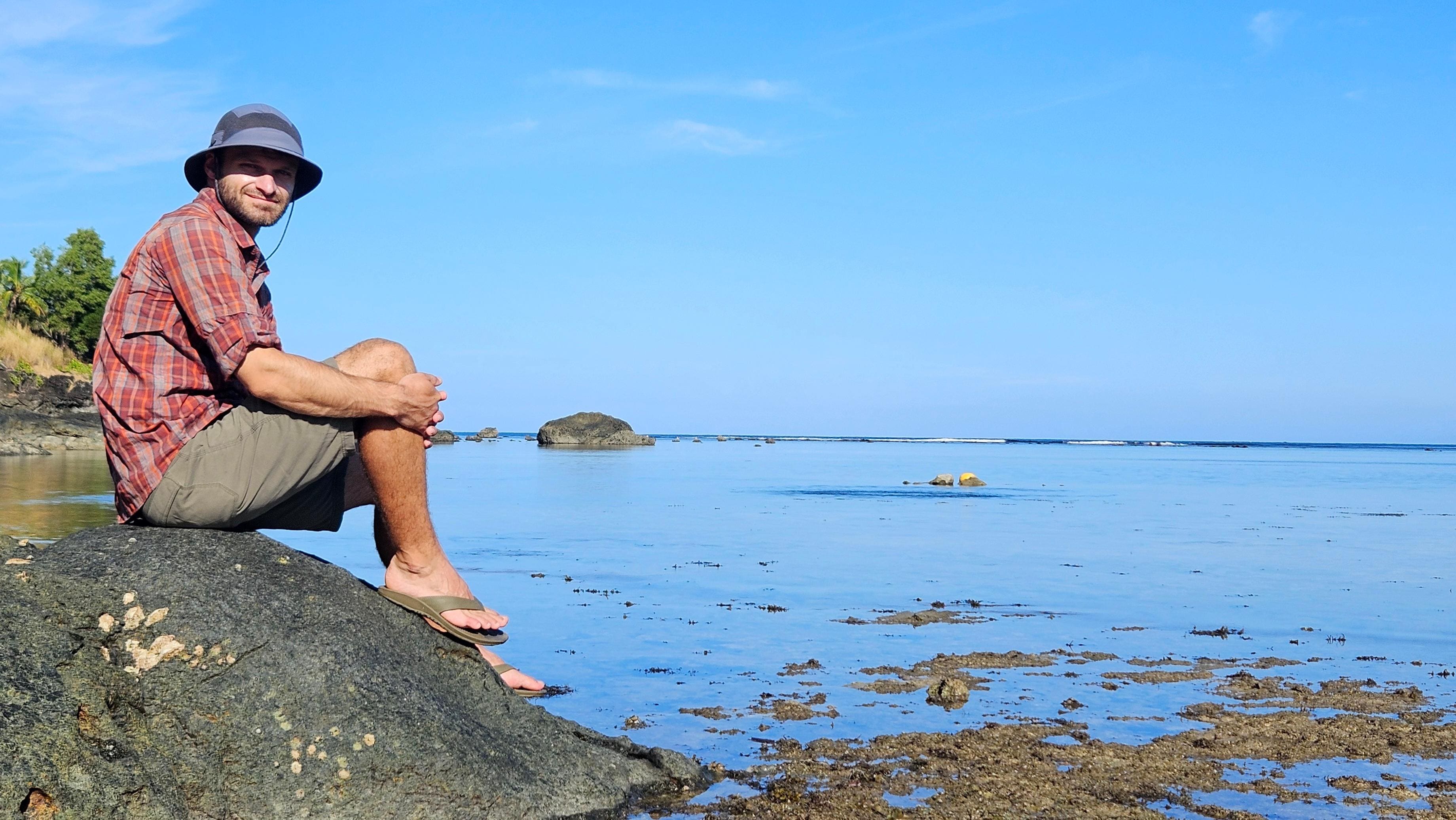 Exploring at low tide!