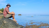 Exploring at low tide!