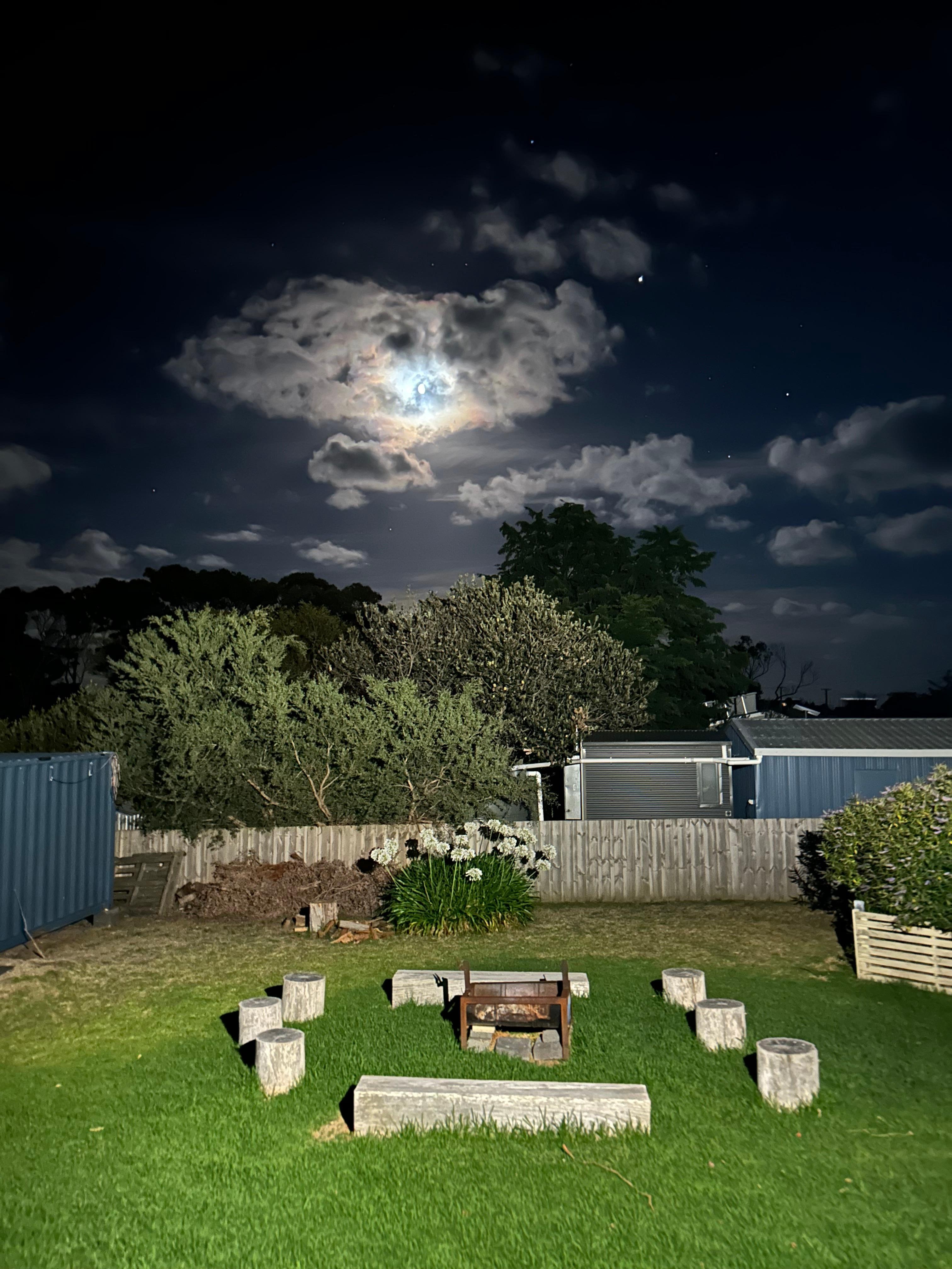 Moonlight and so many stars