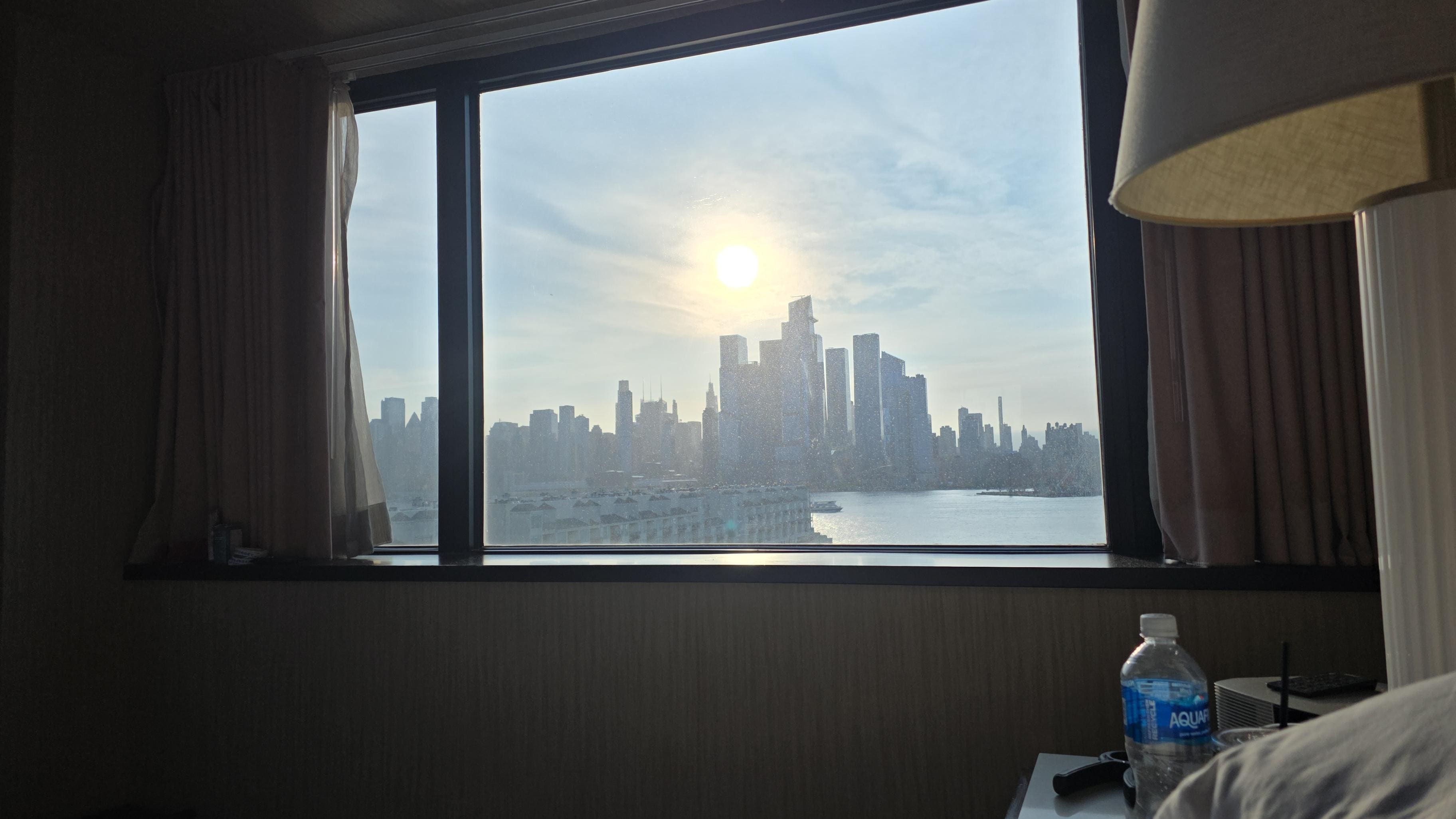 Panoramic View of River and City