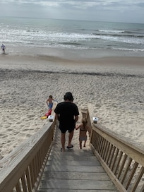 View from walkway to beach