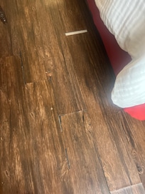 Damaged floor all over