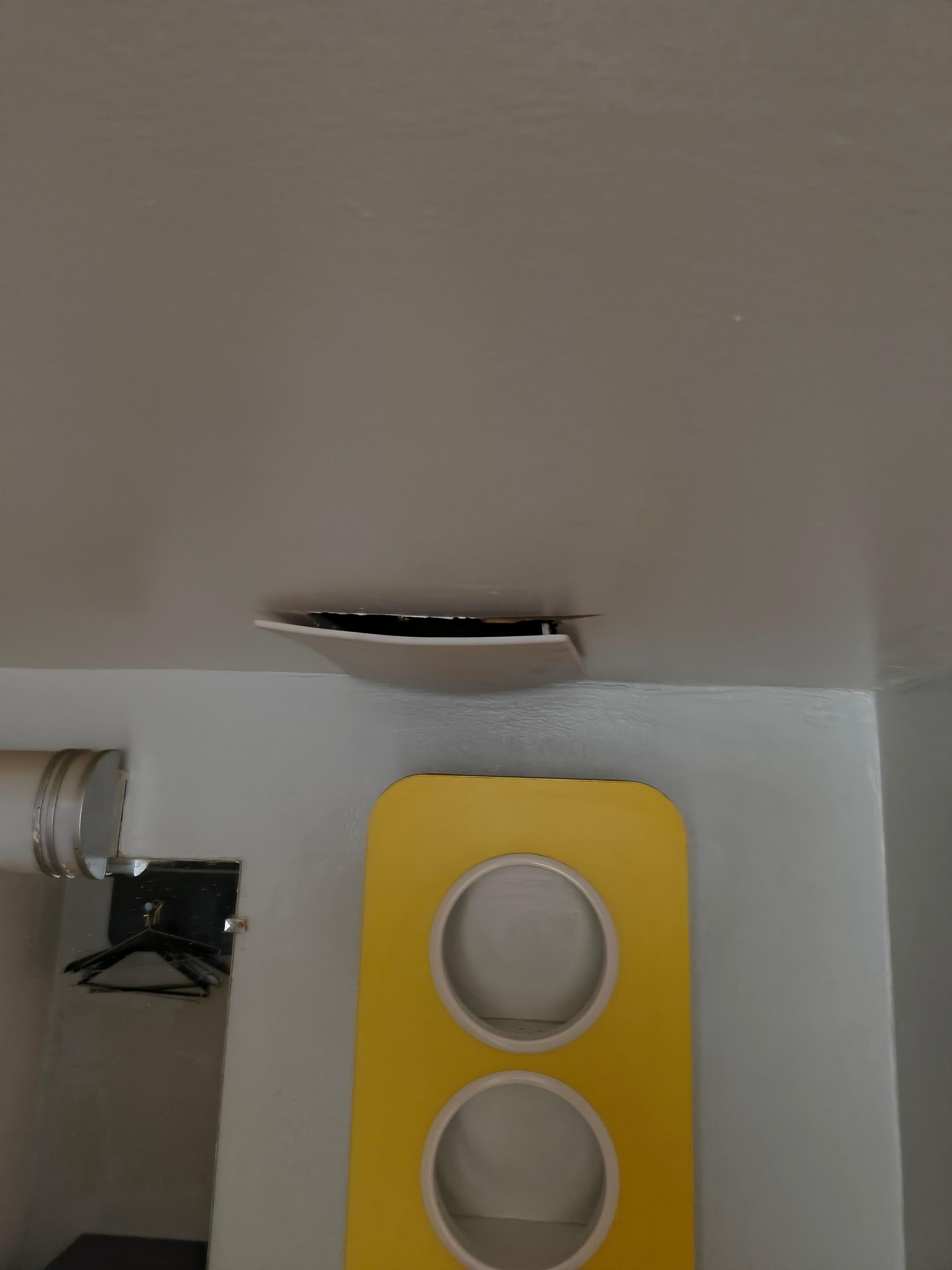 Cents hanging from curling