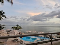Morning view from balcony, gorgeous.