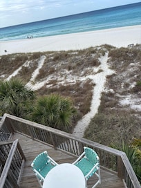 View from the second floor deck.