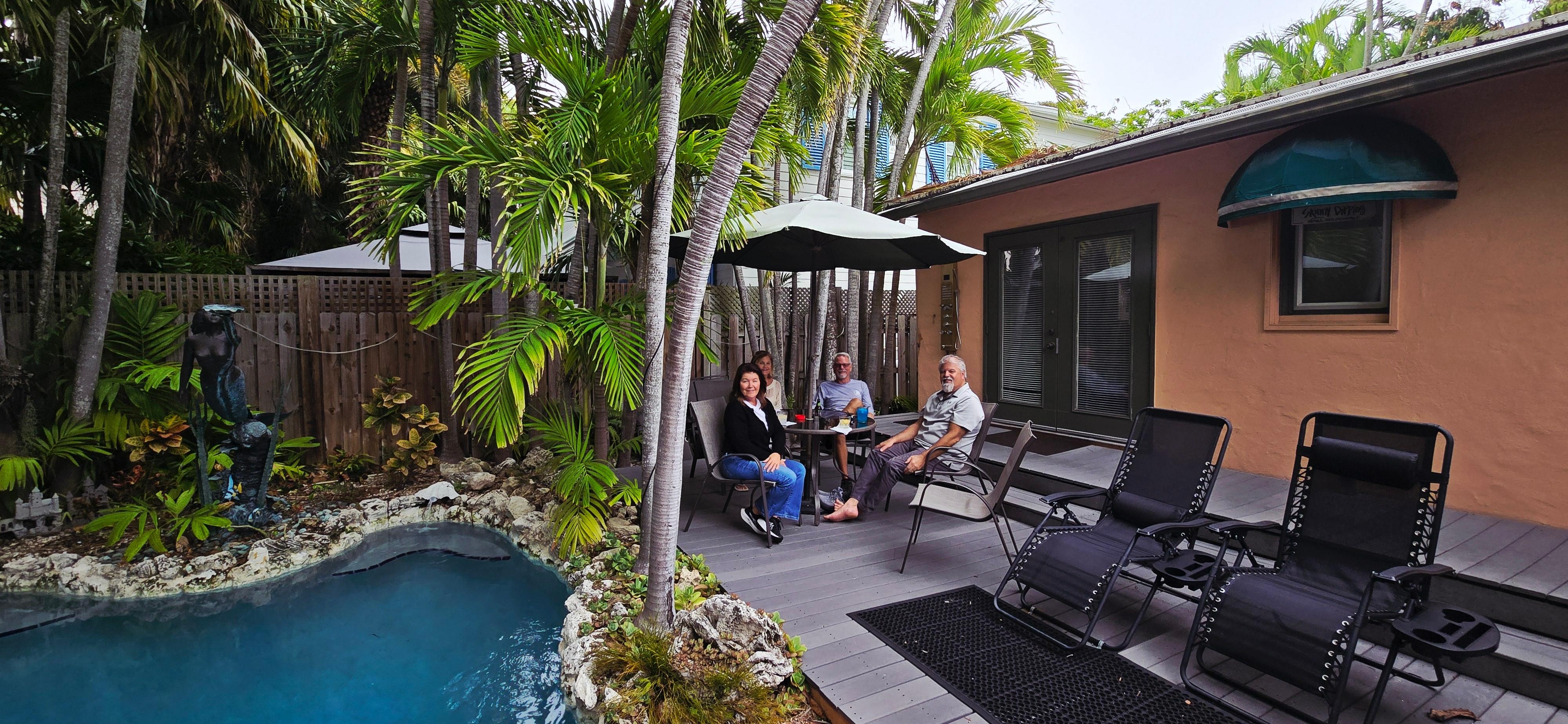 Backyard to 2br suites