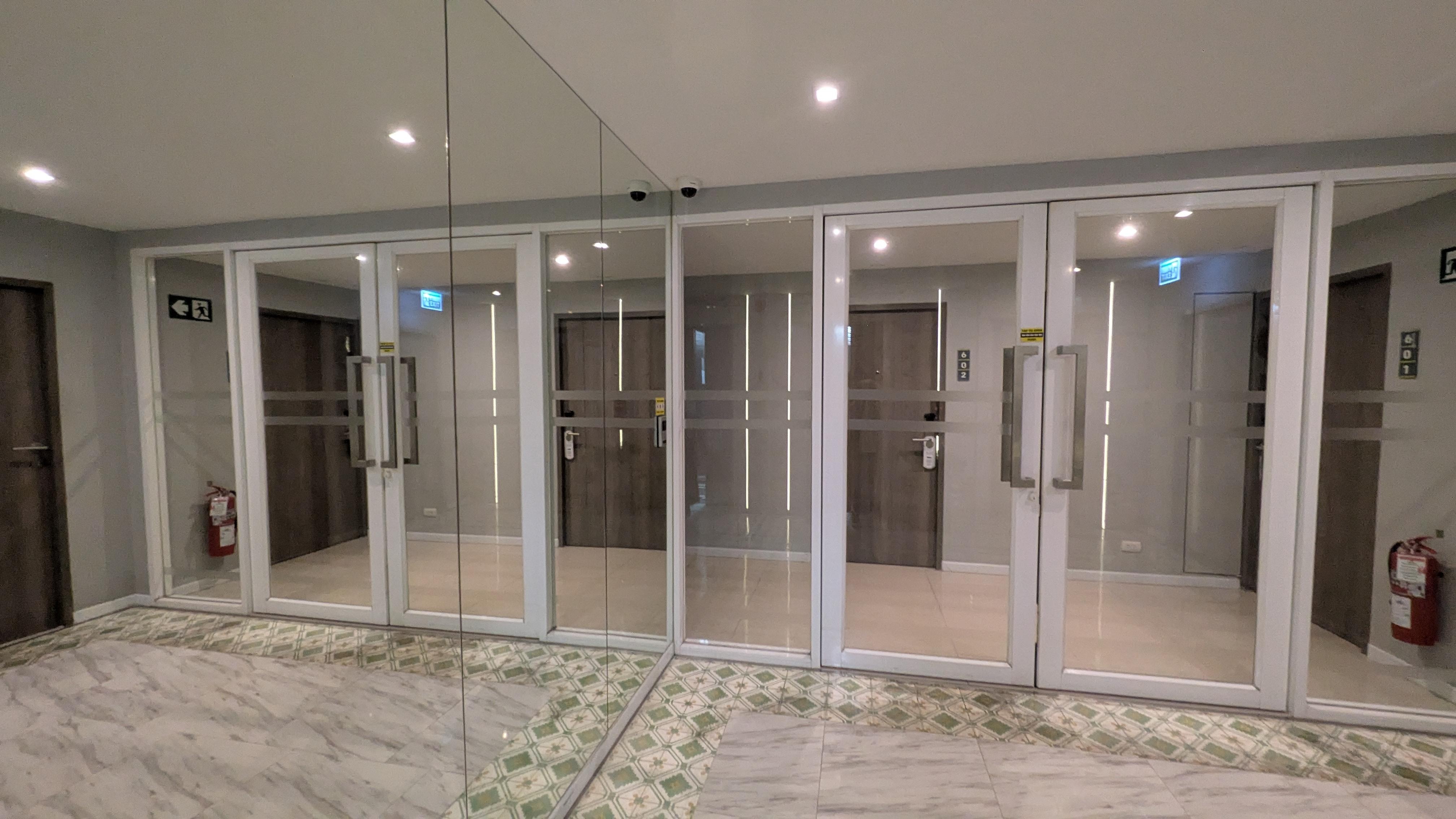 各階に入る時にカードキーが必要になった。セキュリティもしっかりしてると思う。