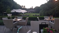 Terras en tuin