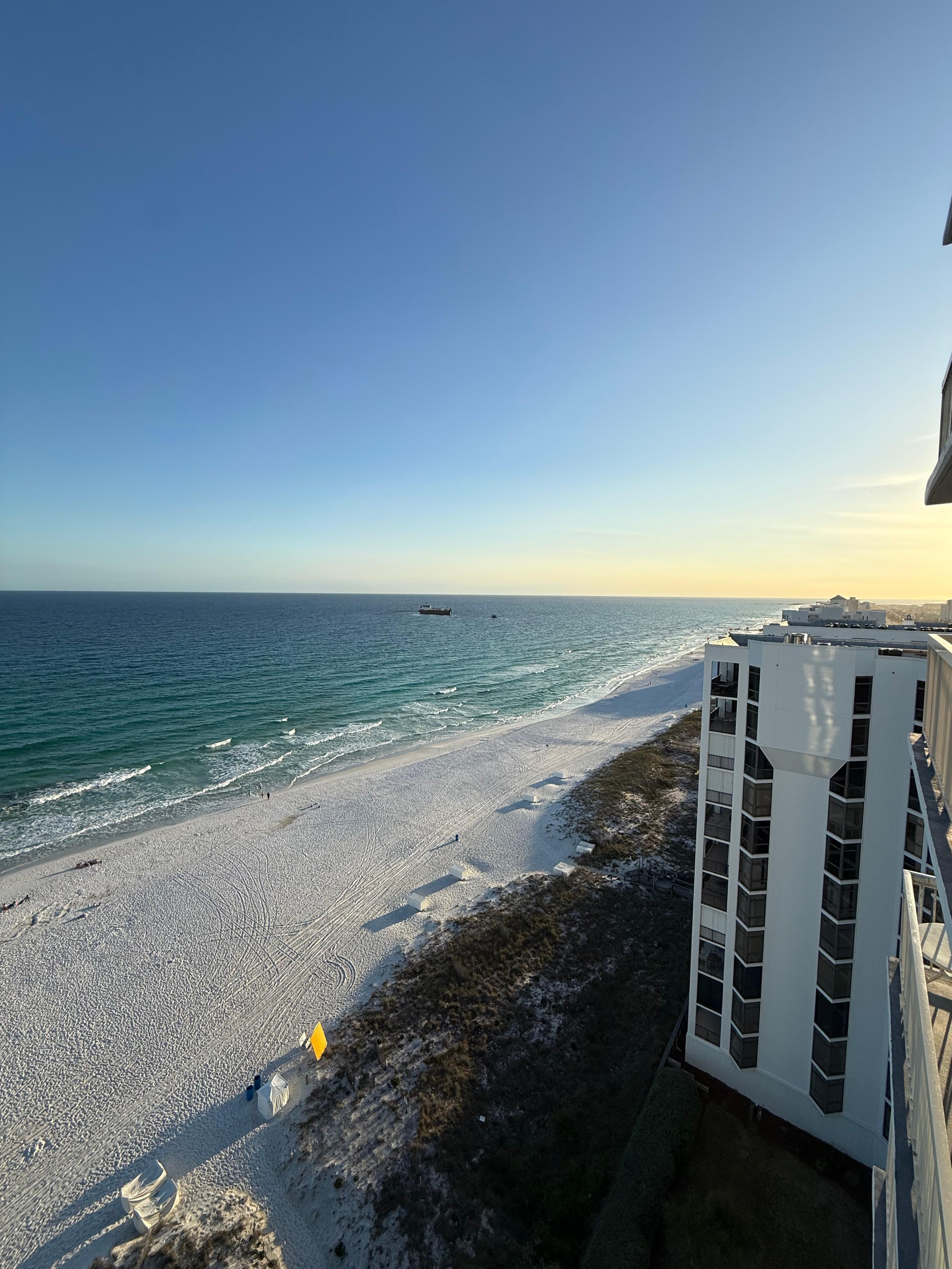 Settling in and enjoying the view!