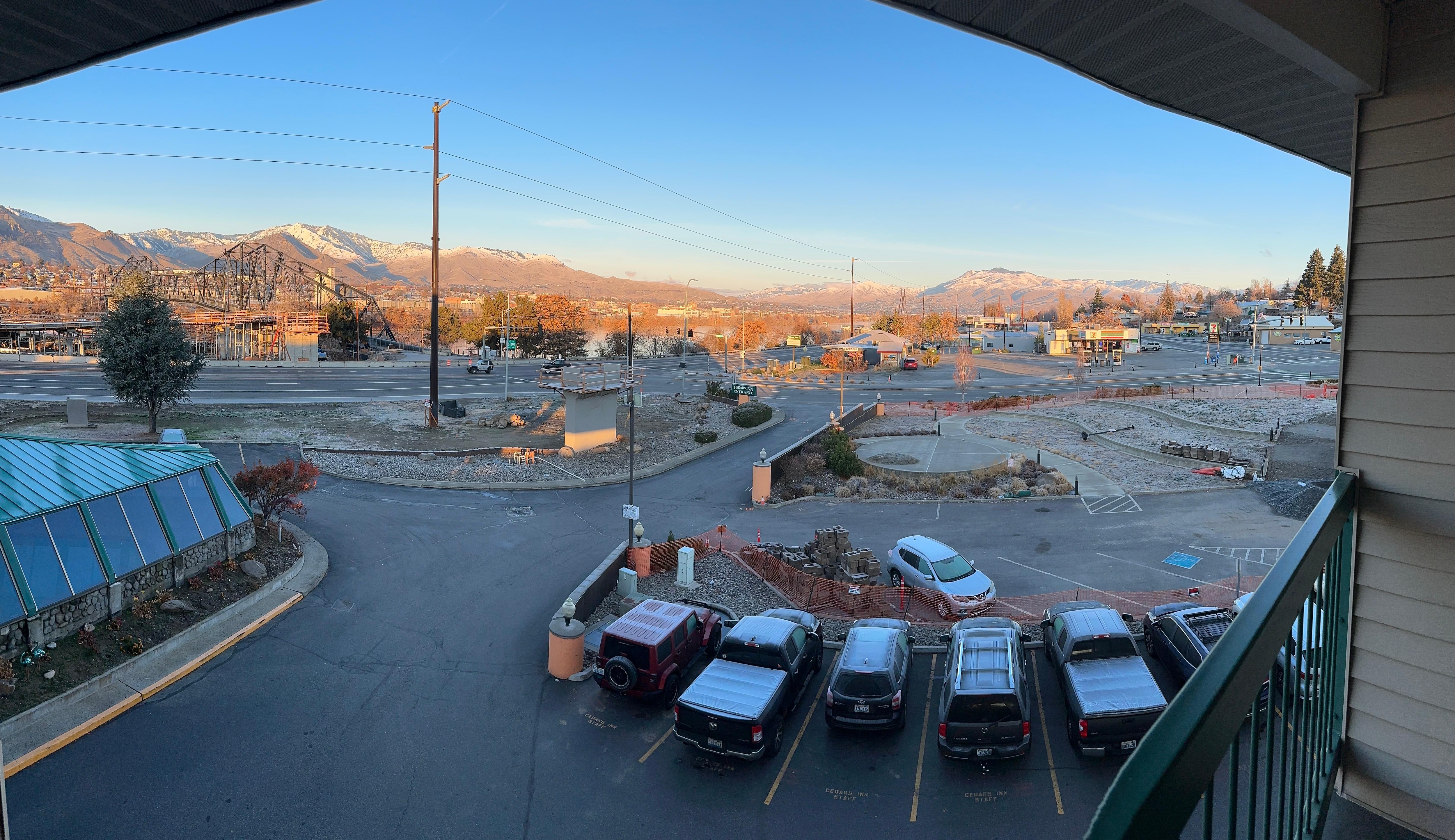 Mountain View from balcony