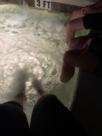 The hot tub was great