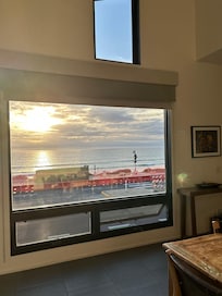 View from the upper level. Magnificent sunsets every evening