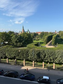 The view to the King’s Garden from the Living Room