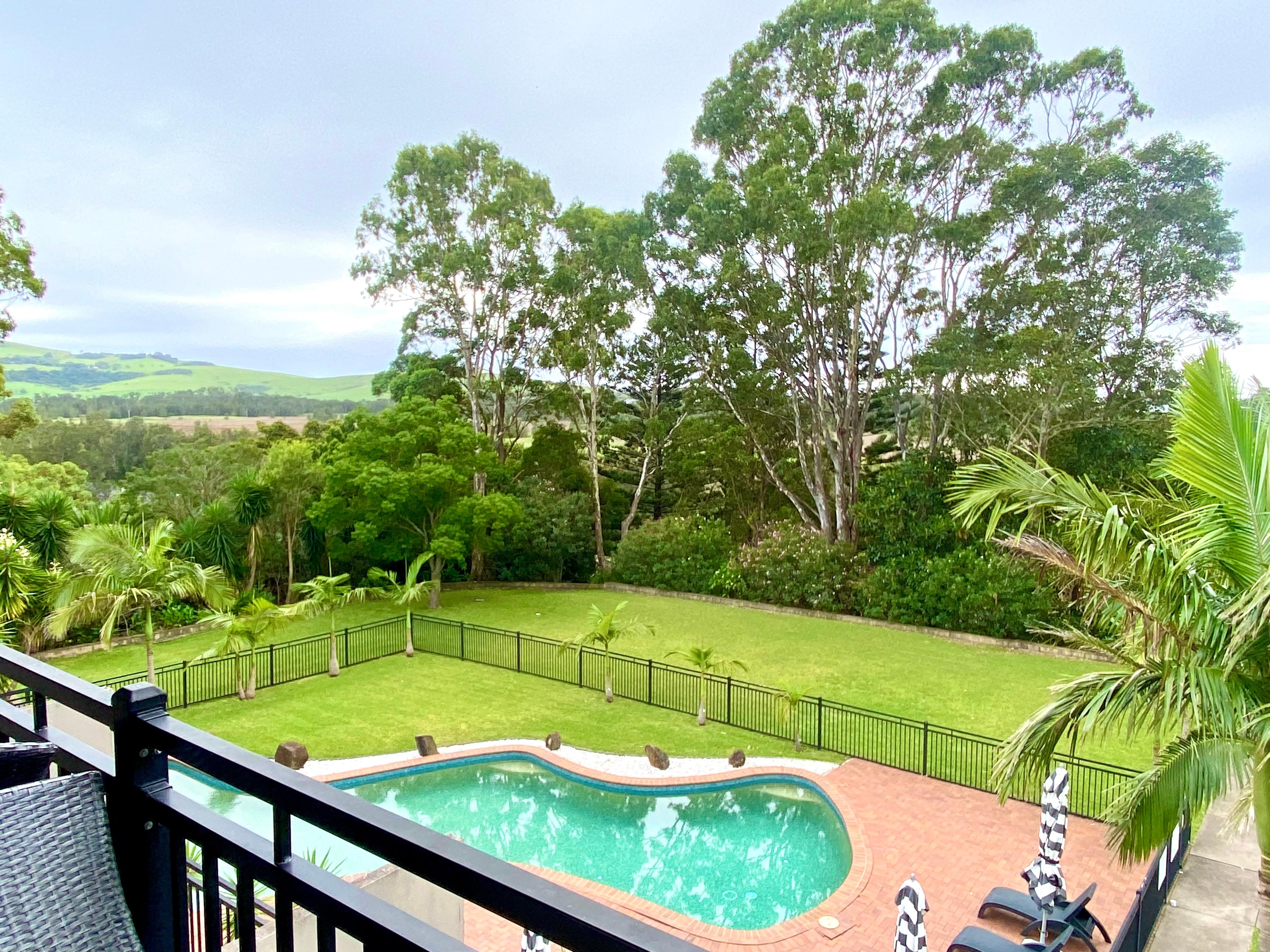 View to the mountains from 305