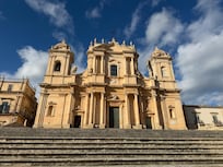 The Noto cathedral, just a few steps away from the hotel